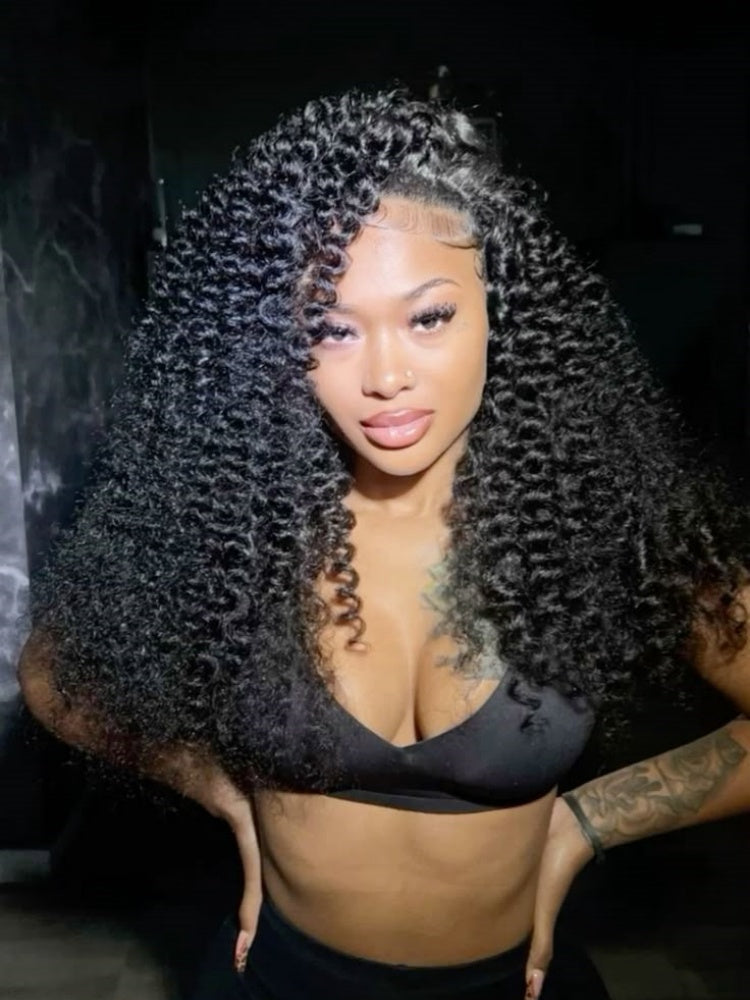 Pixie Curly Hair Bundles Double Drawn