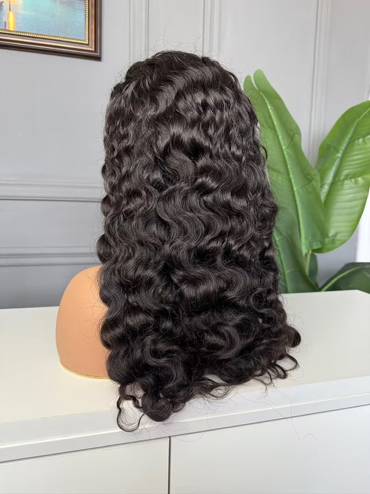 Raw Indian Curly Hair 13X4&13X6 HD Lace Frontal Wig 280%