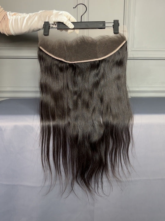 Indian Raw Hair HD Lace Frontal Natural Straight
