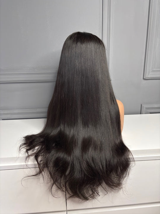Raw Indian Hair Straight HD Lace Closure Wig 250%
