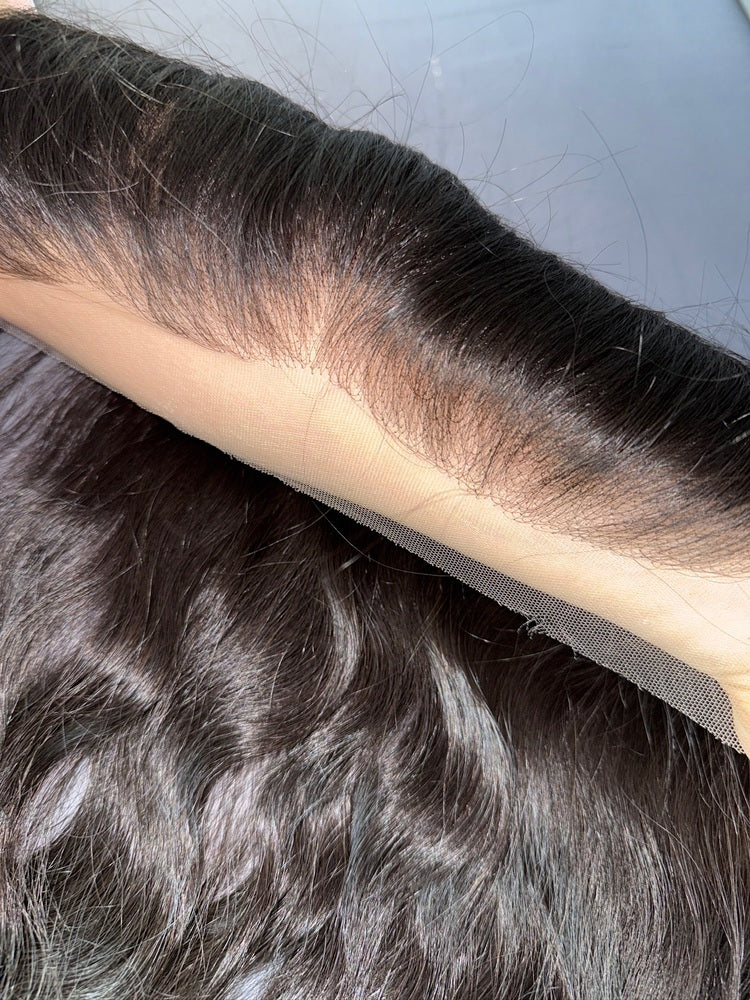 Indian Raw Hair HD Lace Frontal Natural Straight