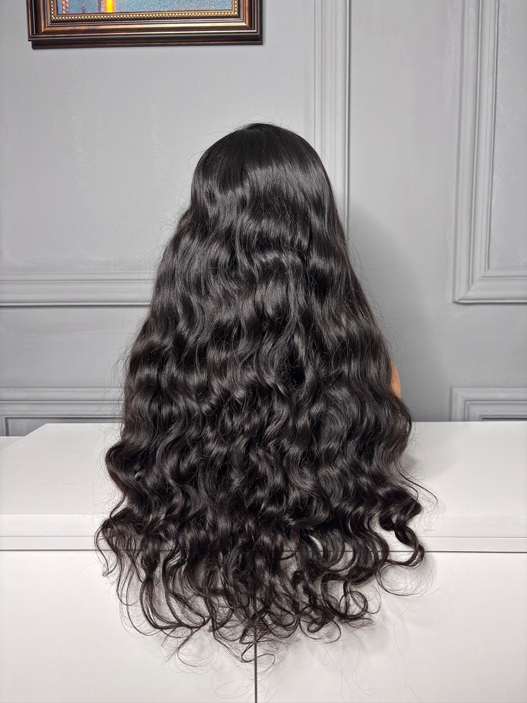 Raw Indian Hair Wavy HD Lace Closure Wig 250%