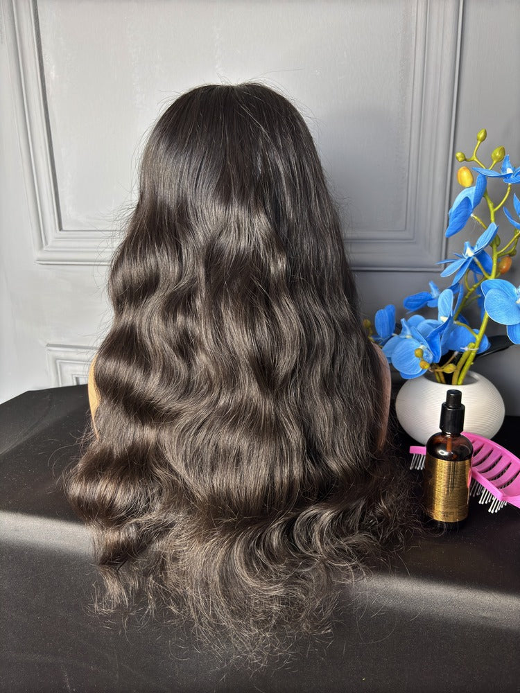 Raw Indian Hair Wavy 13X4&13X6 HD Lace Frontal Wig 280%