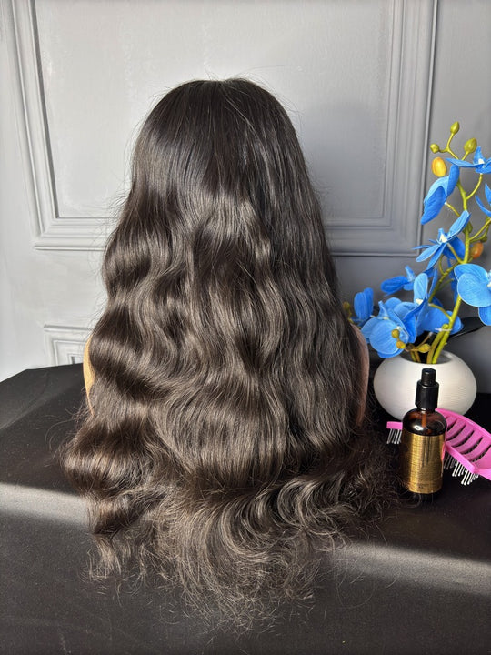 Raw Indian Hair Wavy 13X4&13X6 HD Lace Frontal Wig 280%