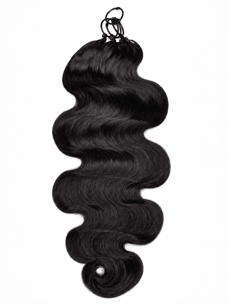 Body Wave Feather Crochet Hair Super Double Drawn