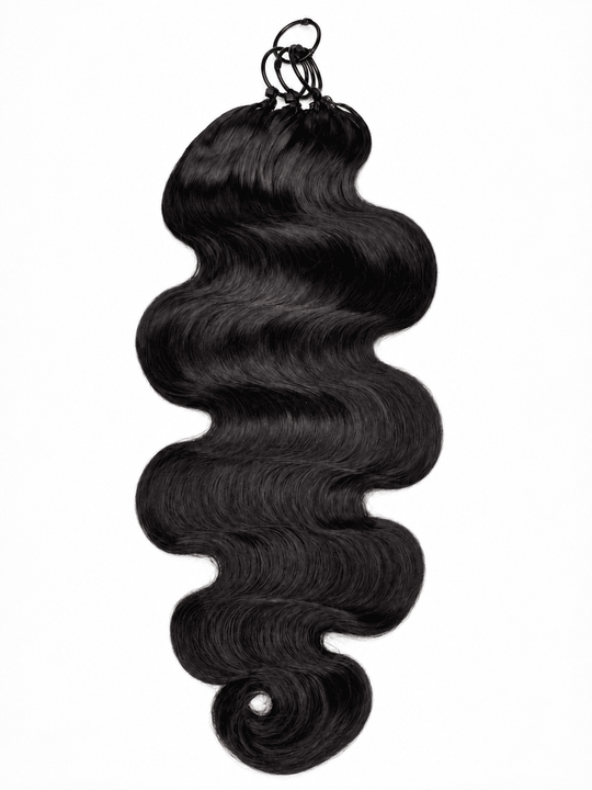 Body Wave Feather Crochet Hair Super Double Drawn