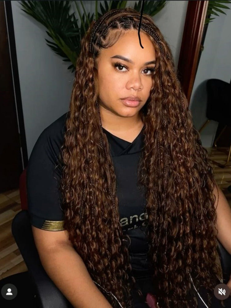 Bulk Hair for Boho Braids Deep Wave Double Drawn