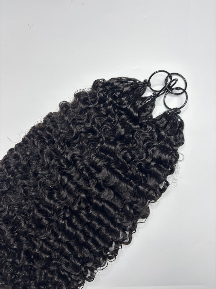 Burmese Curly | PiXie Curly Crochet Hair Extension Super Double Drawn