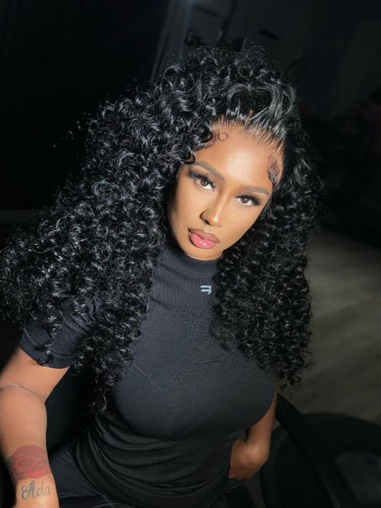 Indian Hair Caribbean Curly Bundles Super Double Drawn