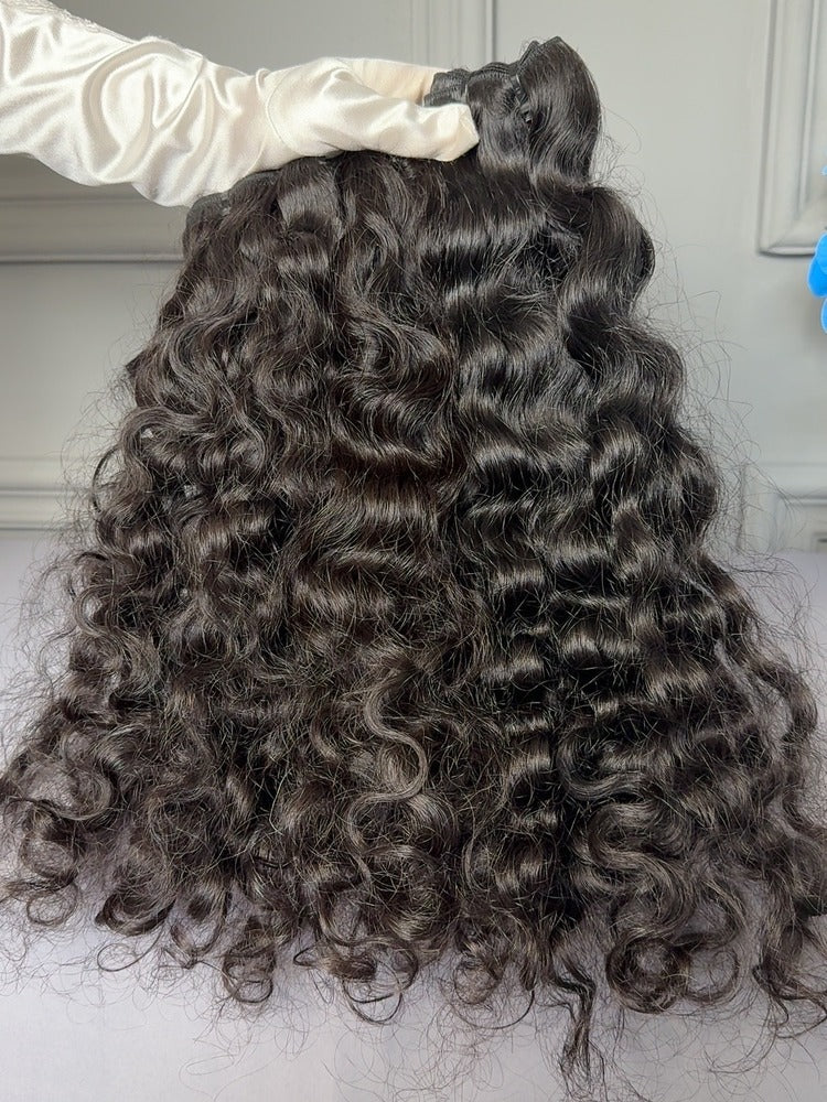 Raw Indian Curly Hair Bundles