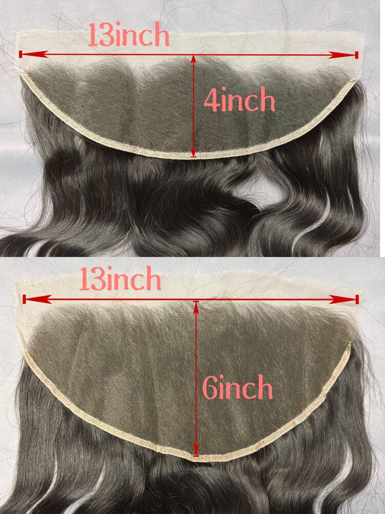 Indian Raw Hair HD Lace Frontal Natural Straight