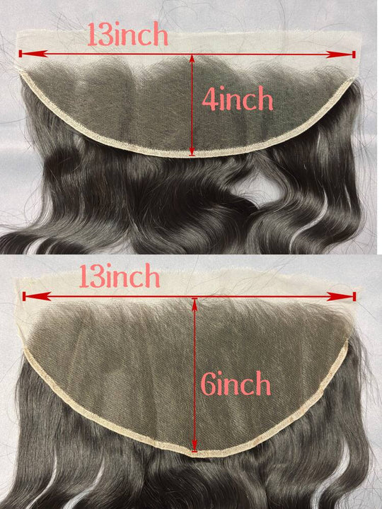 Indian Raw Hair HD Lace Frontal Natural Straight
