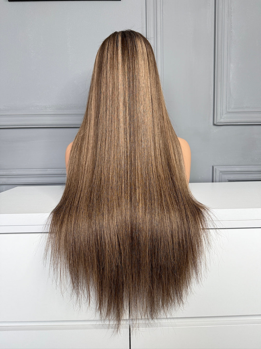 Vietnamese Raw Hair Straight HD Lace Closure Wig 250% B2/5