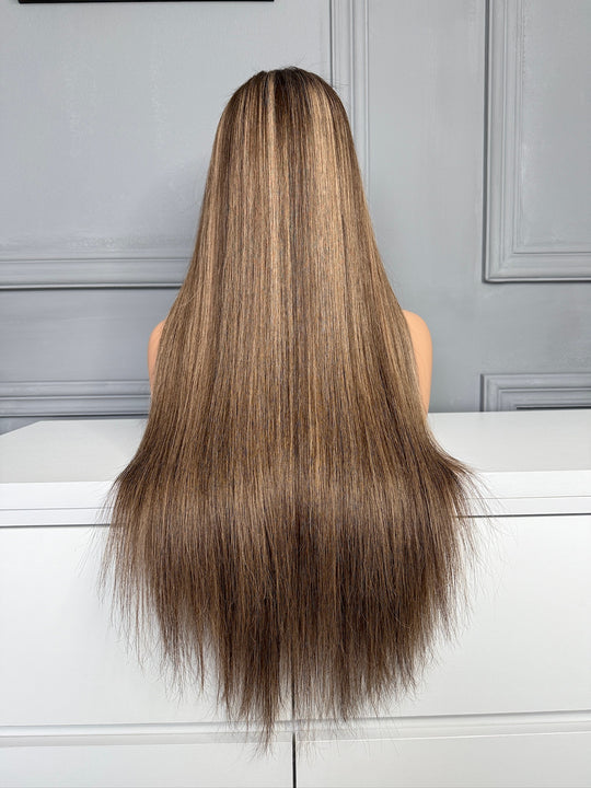 Vietnamese Raw Hair Straight HD Lace Closure Wig 250% B2/5