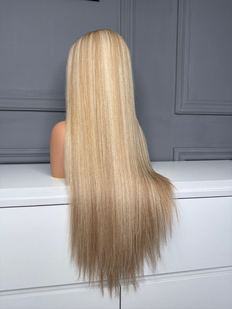 Vietnamese Raw Hair Straight HD Lace Closure Wig B7/60A 250%
