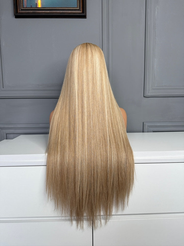 Vietnamese Raw Hair Straight HD Lace Closure Wig B7/60A 250%