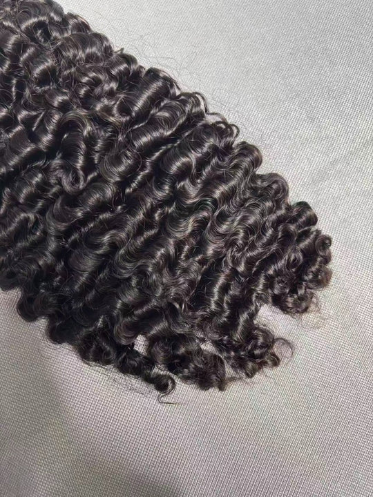 Pixie Curly Crochet Hair Extension Super Double Drawn