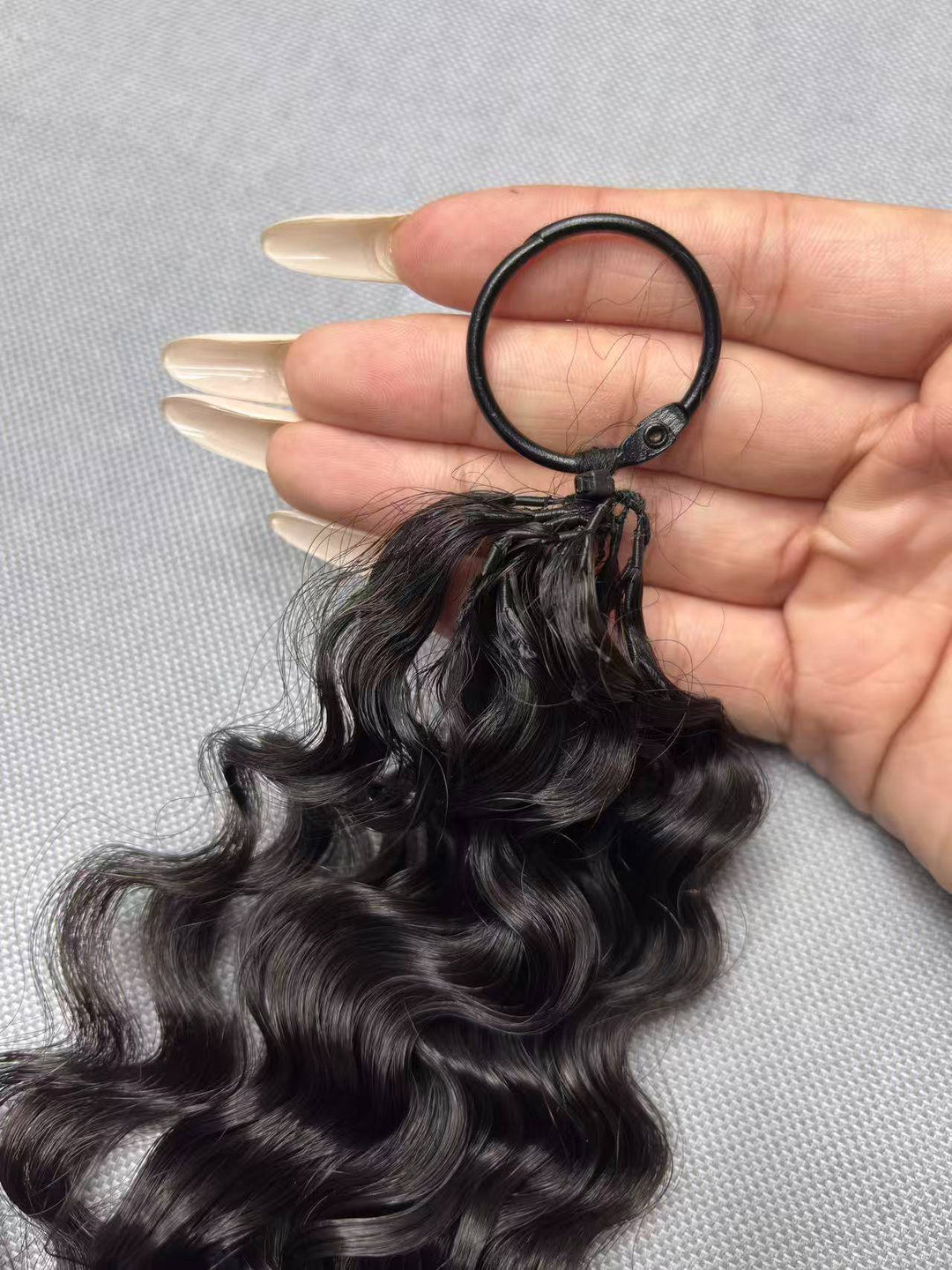 Burmese Curly Crochet Hair Extension Super Double Drawn