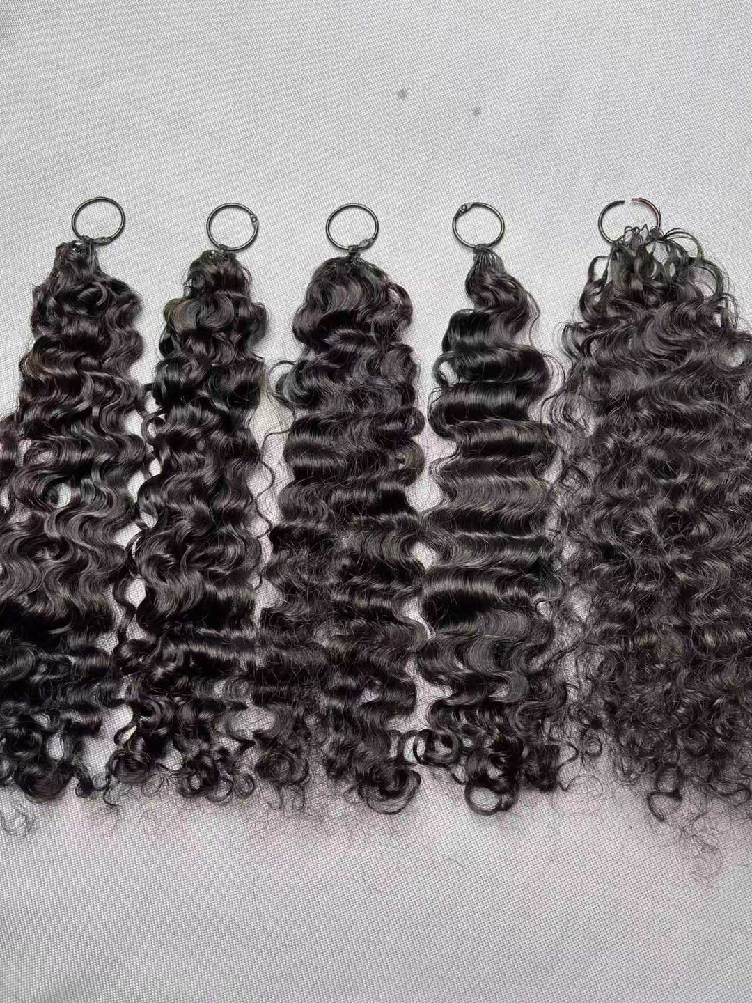 Burmese Curly Crochet Hair Extension Super Double Drawn