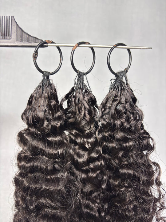 Pixie Curly Crochet Hair Extension Super Double Drawn