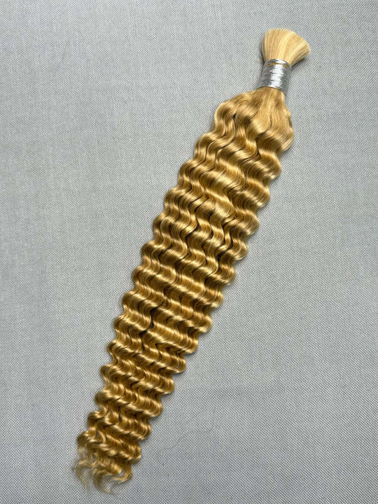Bulk Hair for Boho Braids Deep Wave Double Drawn
