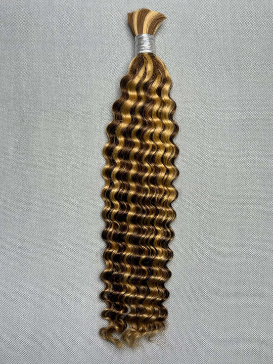 Bulk Hair for Boho Braids Deep Wave Double Drawn