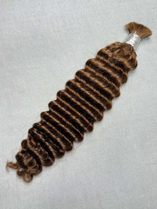 Bulk Hair for Boho Braids Deep Wave Double Drawn