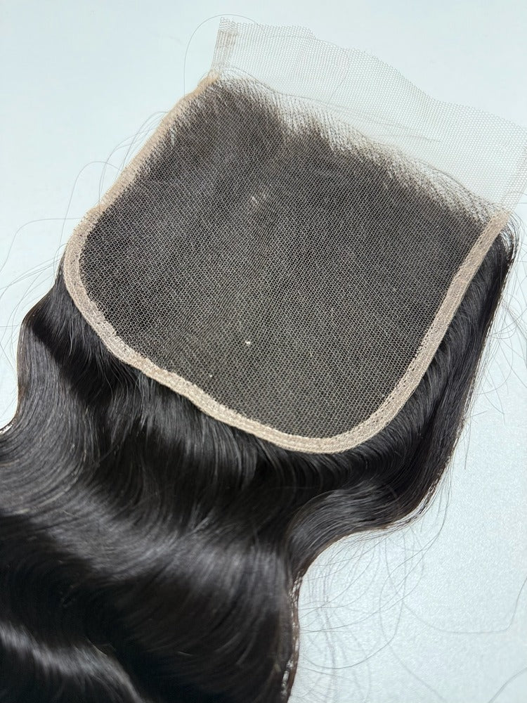 Raw Burmese Wavy Hair HD Lace Closure