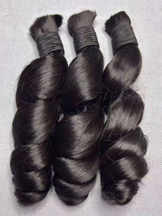 Bulk Hair for Boho Braids Loose Wave Double Drawn