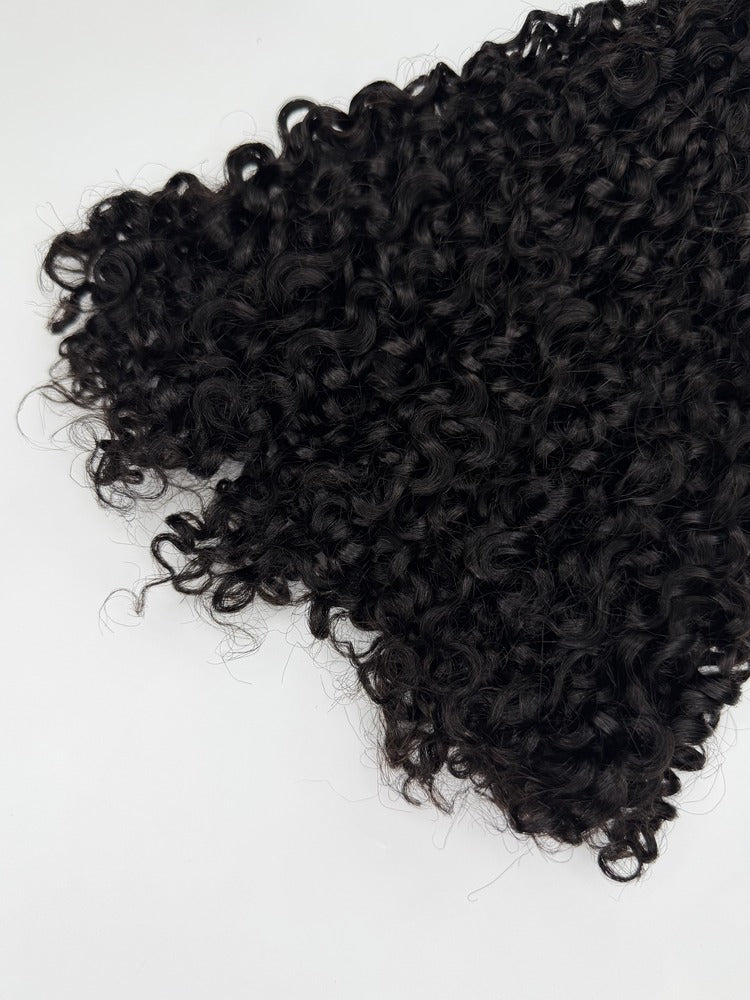 Pixie Curly Hair Bundles Double Drawn