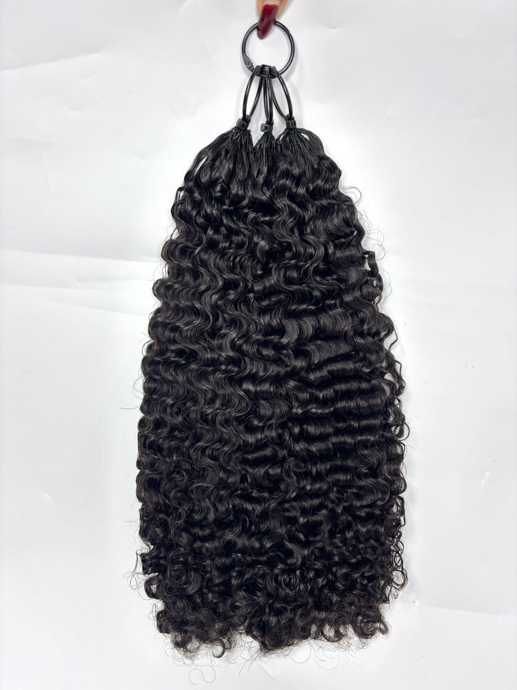 Pixie Curly Crochet Hair Super Double Drawn