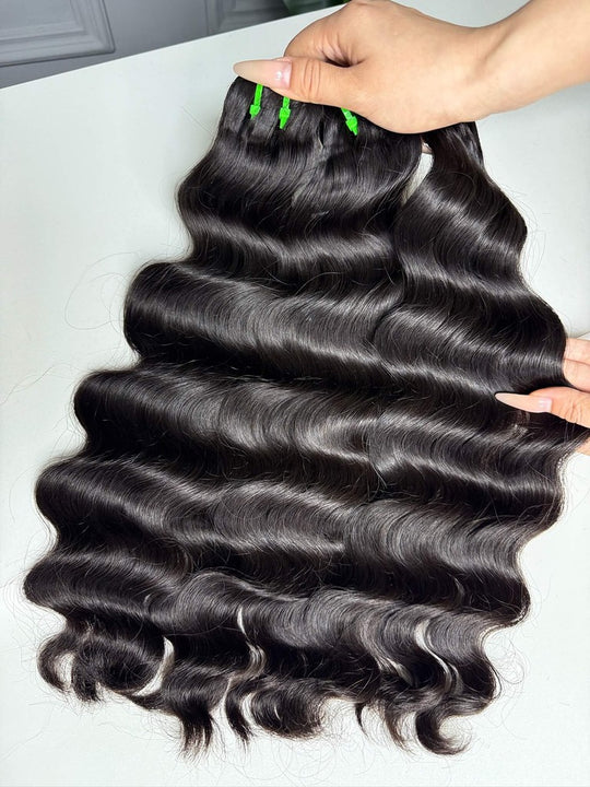 Flowywig Burmese Wavy Hair Bundles – Silky, Loose Waves with a Natural Flow