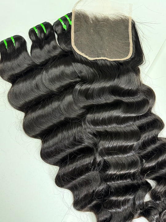 Raw Burmese Wavy Hair HD Lace Closure