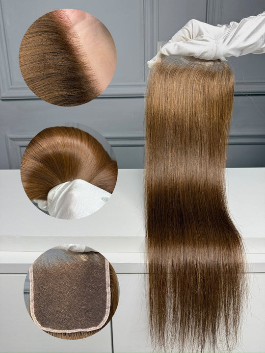 Vietnamese Raw Hair Straight HD Lace Closure #4