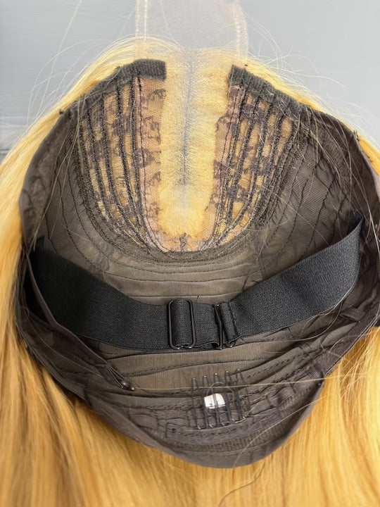 Raw Vietnamese Hair HD Lace Closure Bob Wig Straight 613