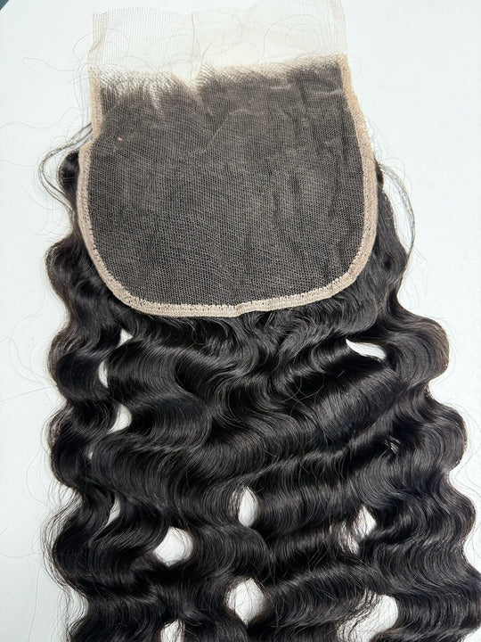 Raw Burmese Curly Hair HD Lace Closure