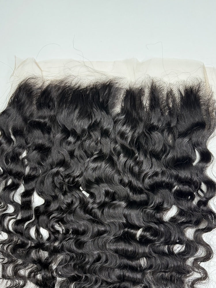 Raw Burmese Curly Hair HD Lace Frontal