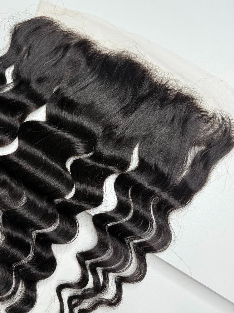 Raw Burmese Wavy Hair HD Lace Frontal