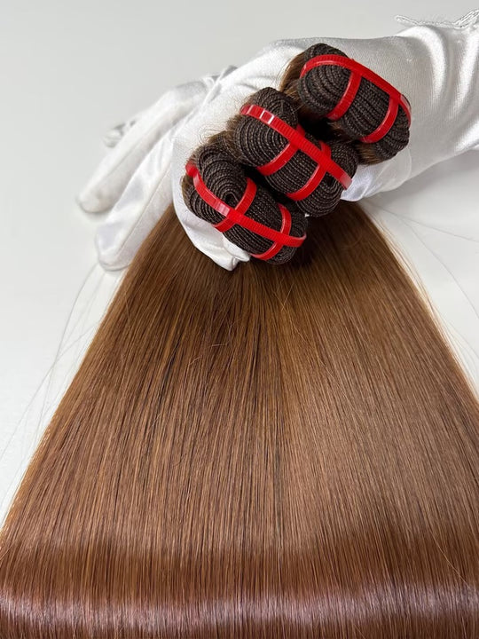 Raw Vietnamese Hair Bundles Super Double Drawn Bone Straight #4