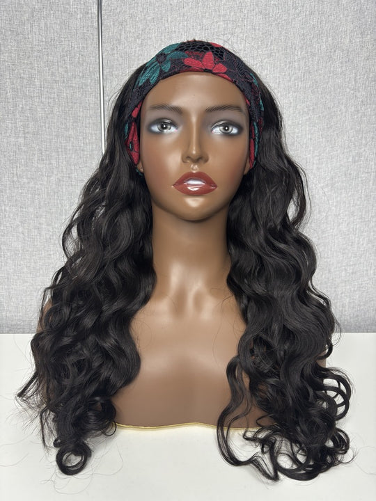 Raw Burmese Hair Wavy Flip Over Half Wig