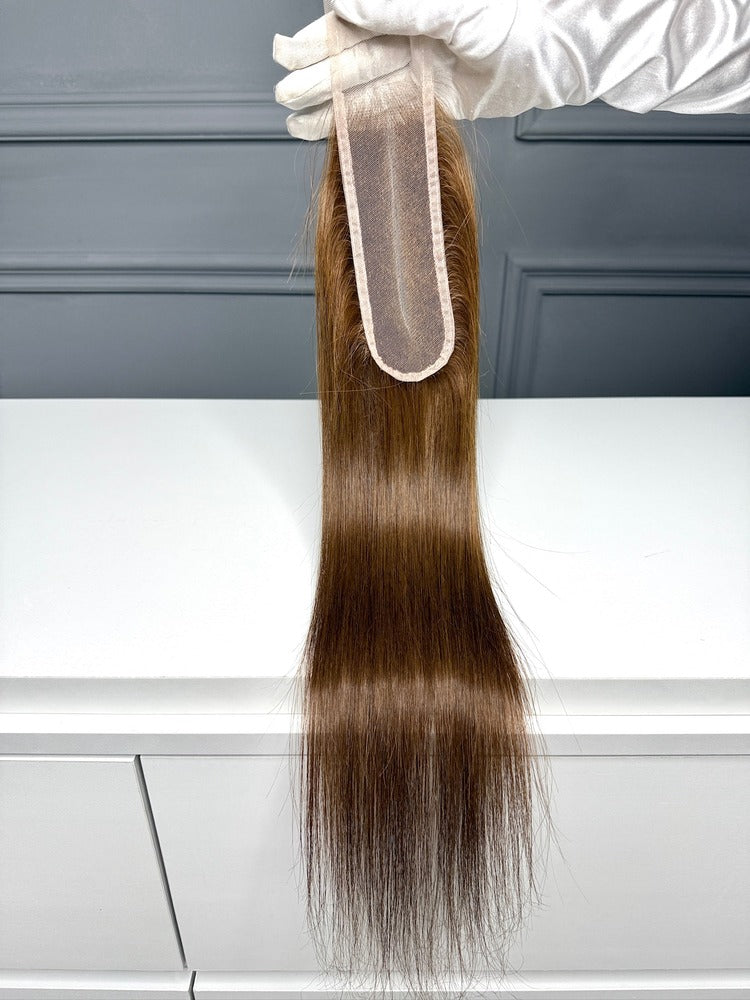 Vietnamese Raw Hair Straight HD Lace Closure #4