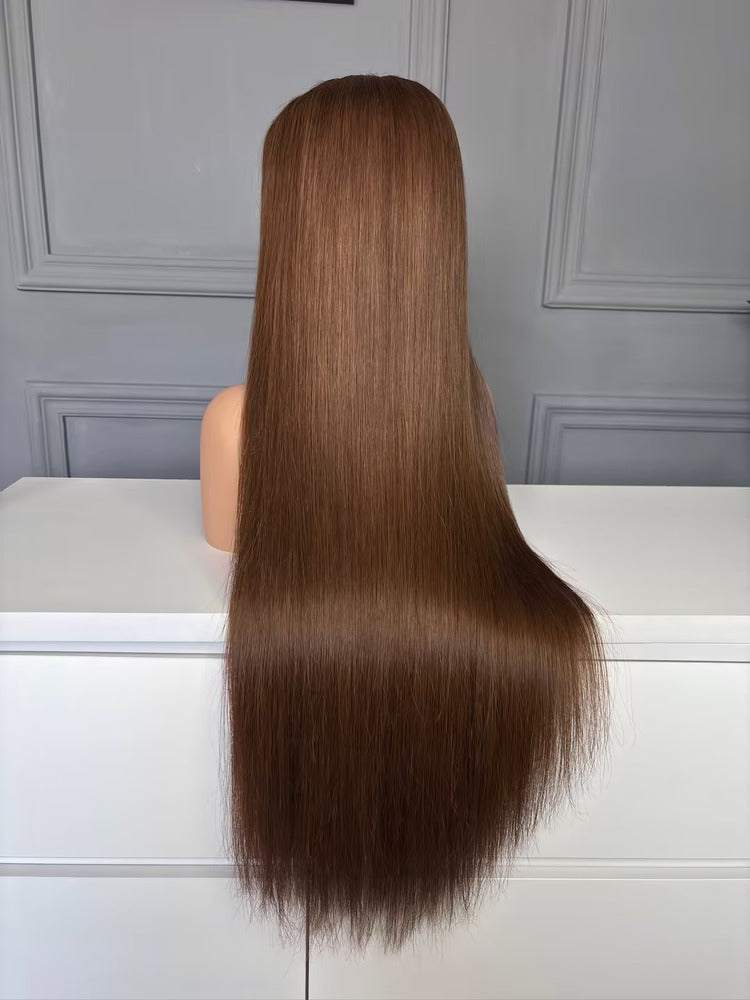 Vietnamese Raw Hair Straight HD Closure Wig #4