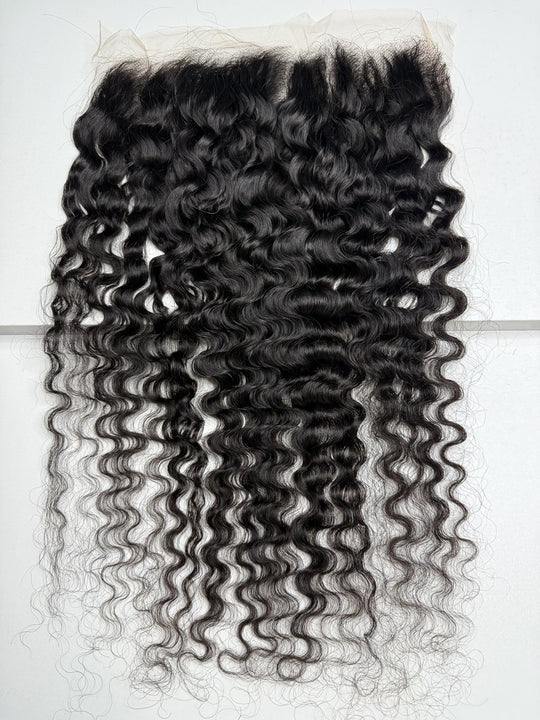Raw Burmese Curly Hair HD Lace Frontal