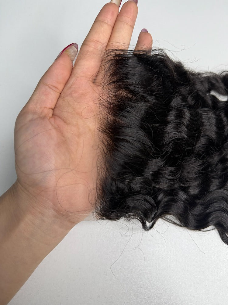 Raw Burmese Curly Hair HD Lace Closure