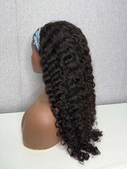 Raw Burmese Curly Hair Flip Over Half Wig