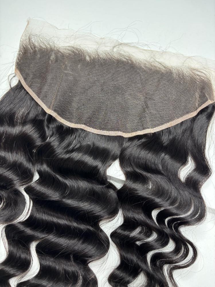 Raw Burmese Wavy Hair HD Lace Frontal
