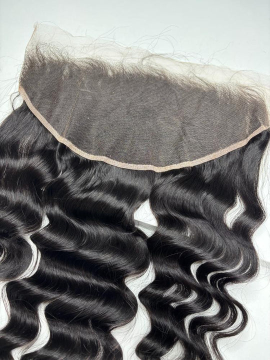 Raw Burmese Wavy Hair HD Lace Frontal