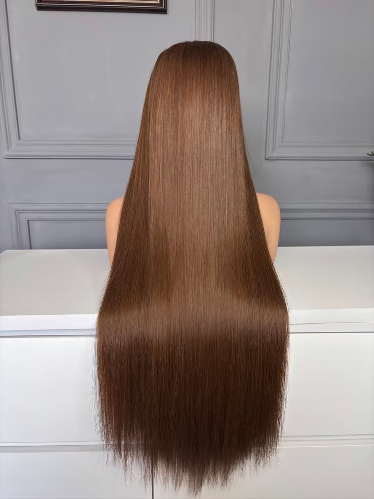 Vietnamese Raw Hair Straight HD Closure Wig #4