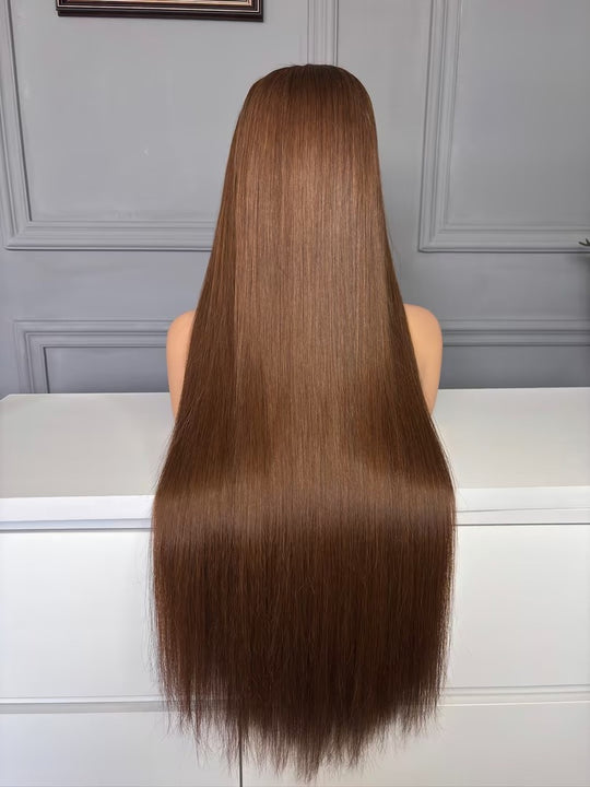 Vietnamese Raw Hair Straight HD Closure Wig #4