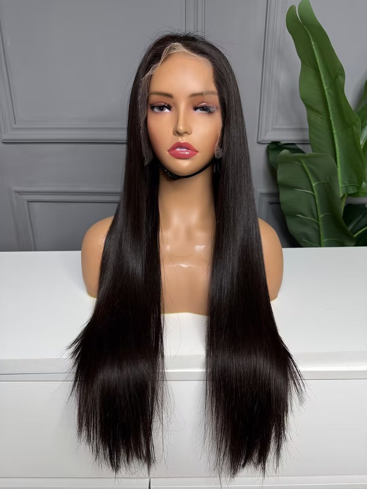 Raw Vietnamese Hair HD Lace Frontal Wig Straight 280%